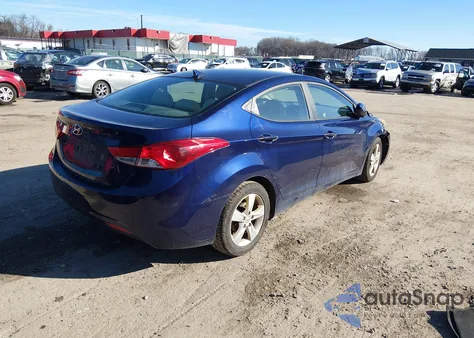 2013 Hyundai Elantra Gls from USA, damaged, VIN 5NPDH4AE5DH283256